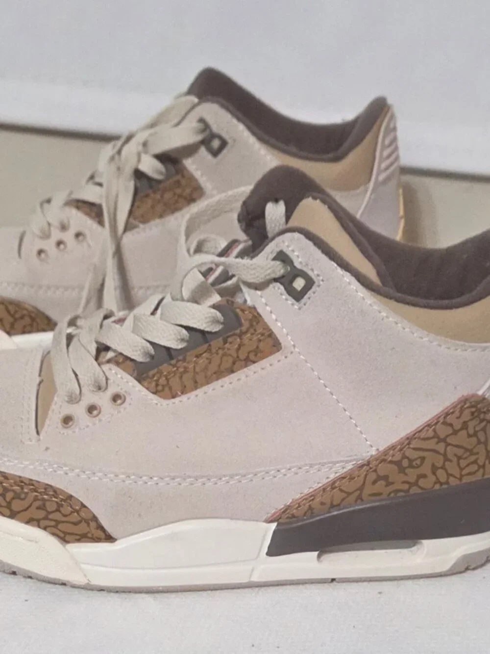 Nike Air Jordan 3 Retro Palomino Men's Size 7 Brown Suede Ct8532-102
